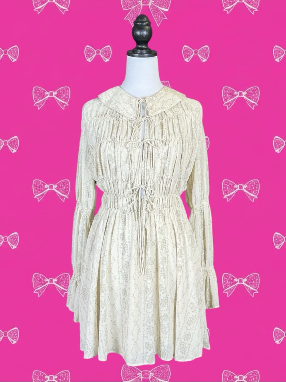 Urban Outfitters Kimchi Blue NWT Prairie Cottagecore Fairycore Dollette Dress M